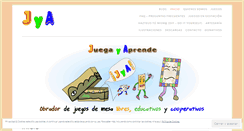 Desktop Screenshot of juegayaprende.org
